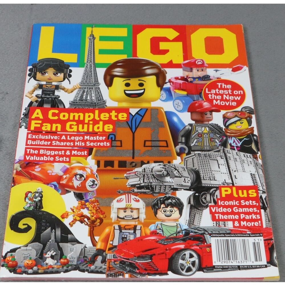 LEGO Magazine Complete Fan Guide 2025 Star Wars Harry Potter Mario Collector Edi